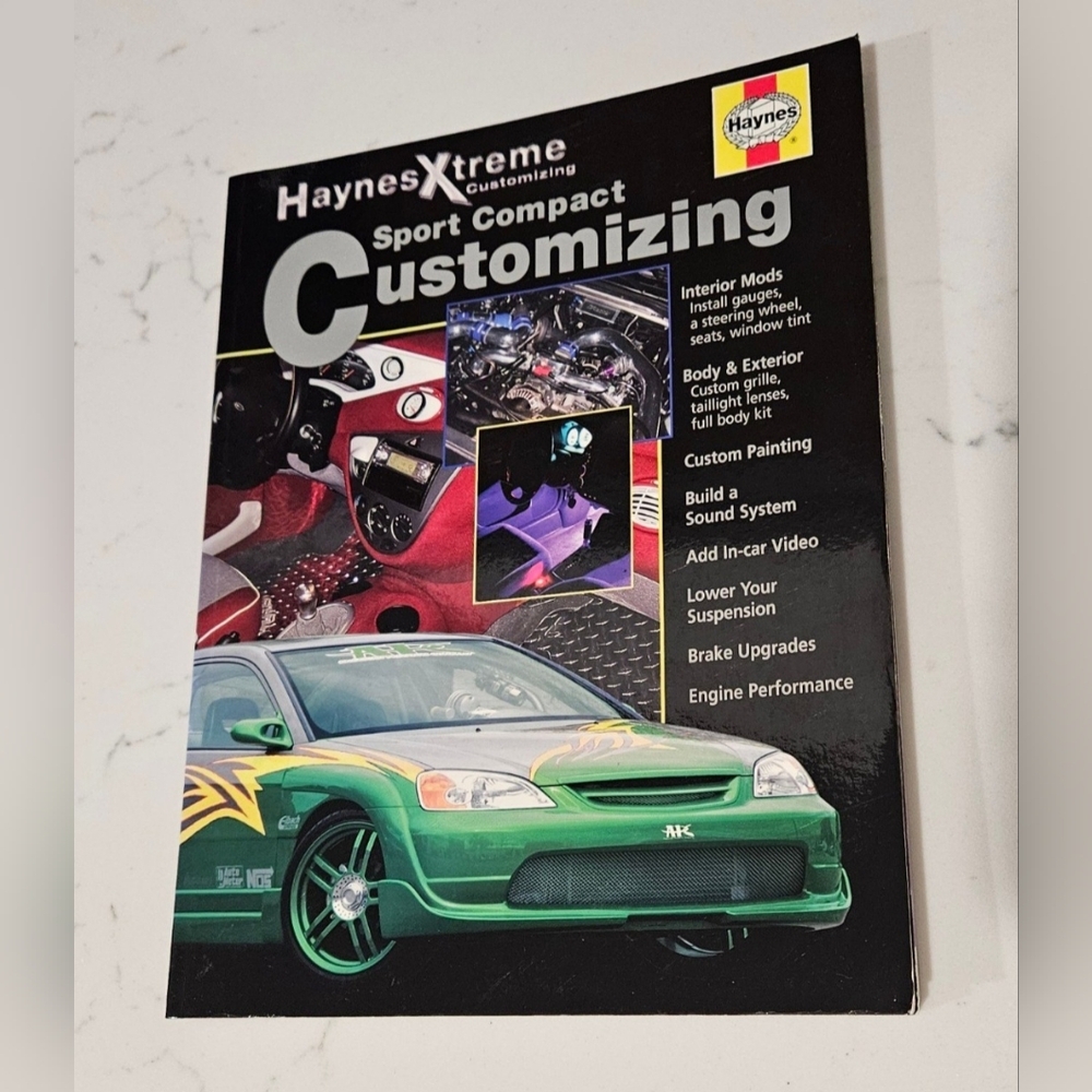 BOGO Haynes Xtreme Sport Compact Customizing Car Manual Paperback